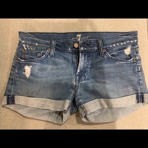 7 for all mankind Jean Shorts